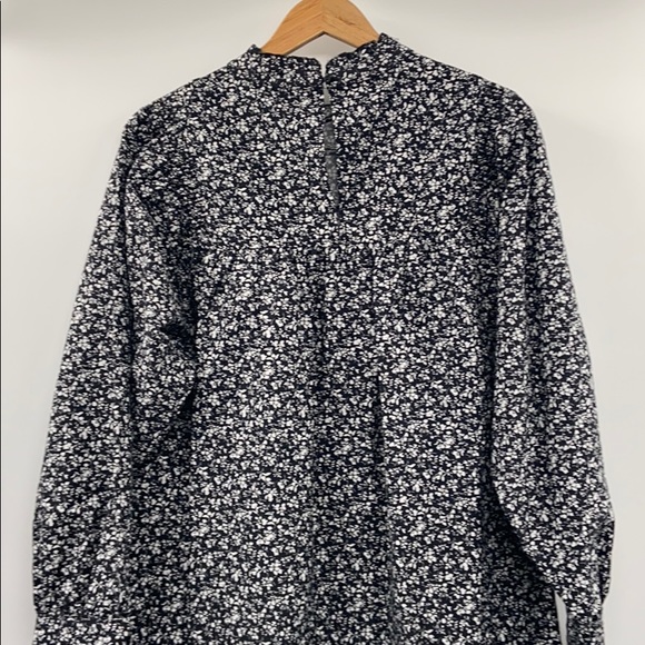 Zara high colored floral poplin dress - Picture 11 of 16